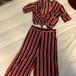 Striped 2 Piece Set (Nasty Gal)